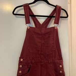 WE THE FREE MAROON OVERALLS